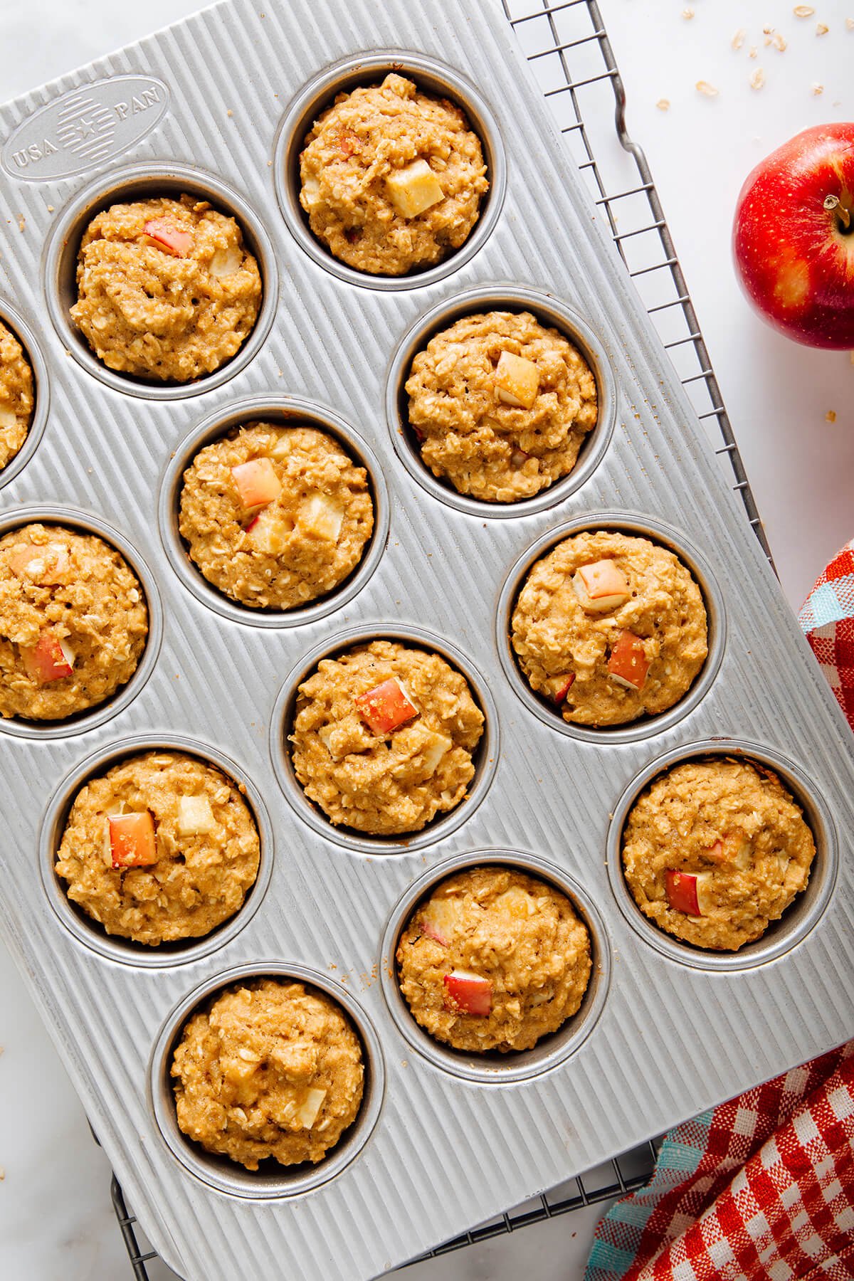 apple oatmeal muffins recipe