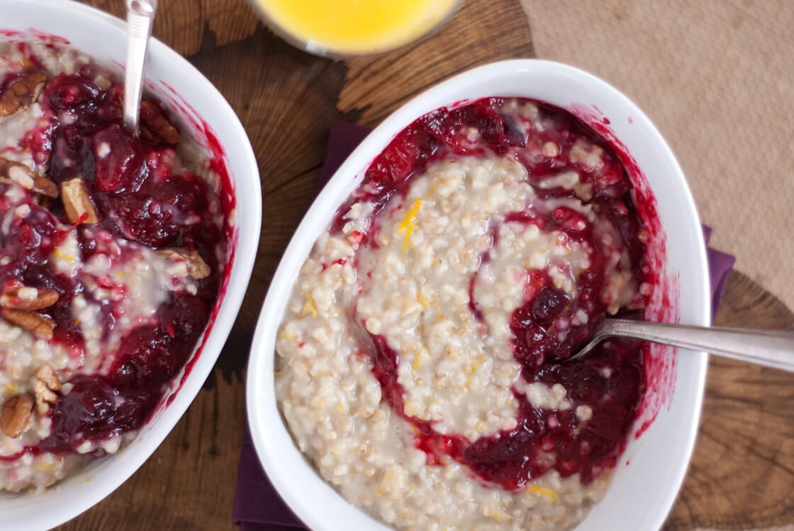 cranberry orange steel cut oats cranberry orange steel cut oats