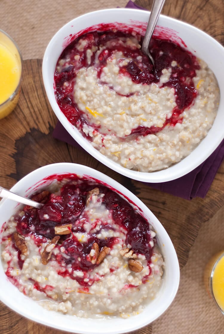 cranberry oatmeal recipe cranberry orange steel cut oats recipe