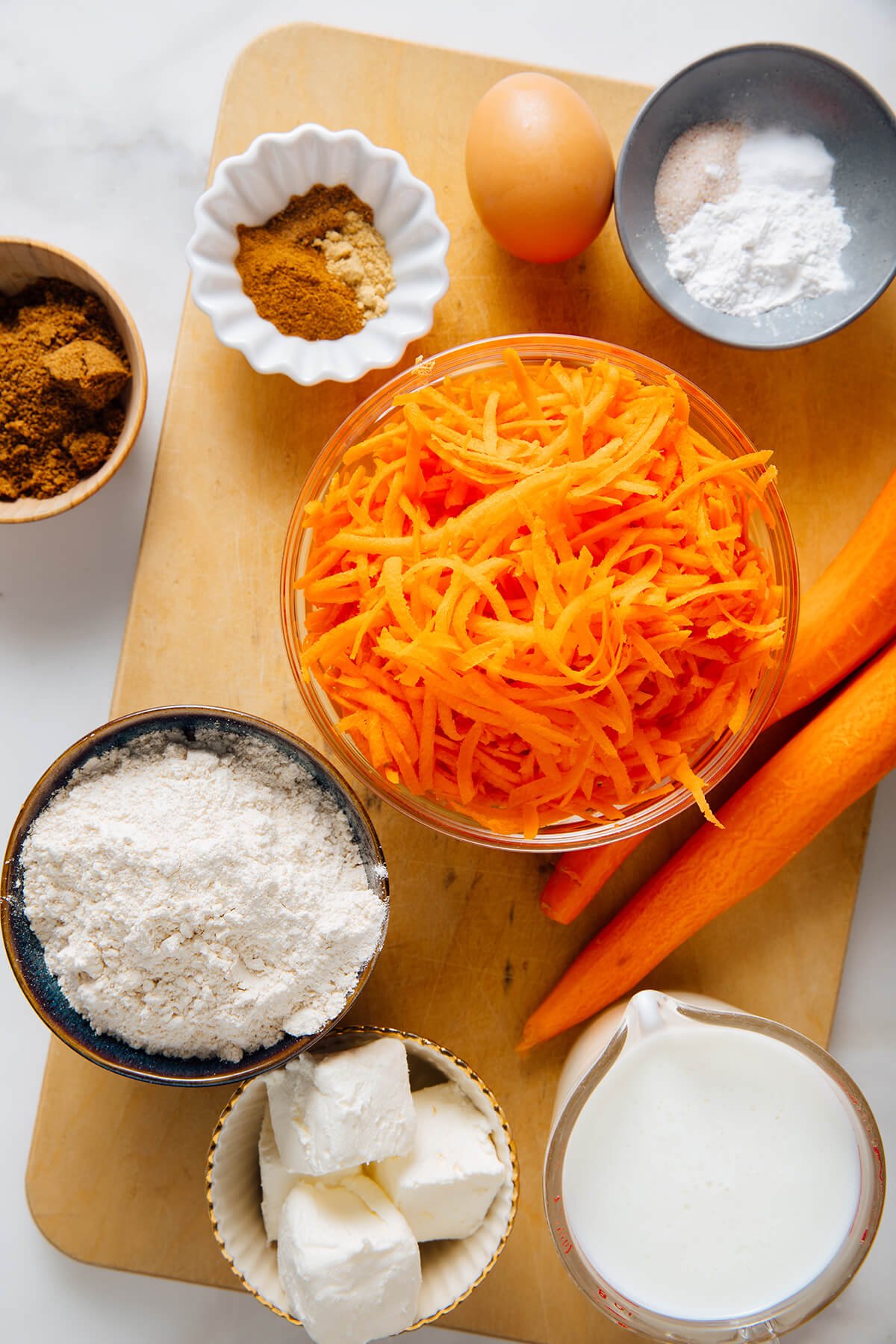 carrot cake pancake ingredients