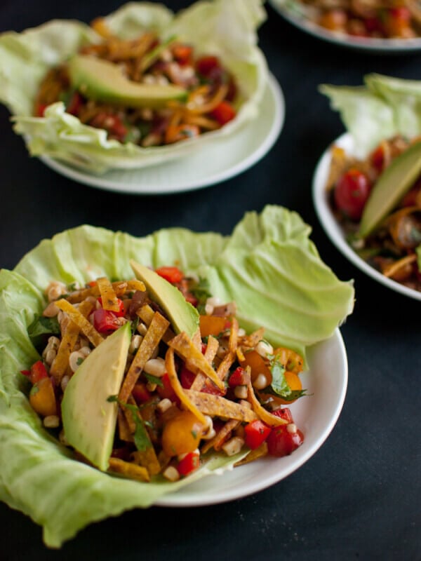 Sweet Corn Salad Wraps recipe