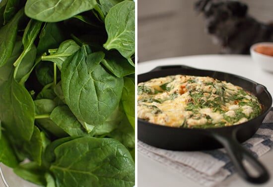 spinach frittata