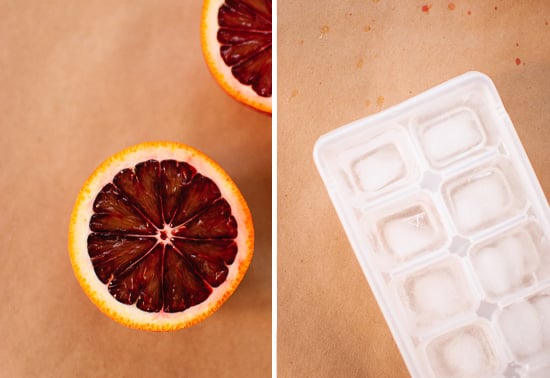 blood oranges and ice