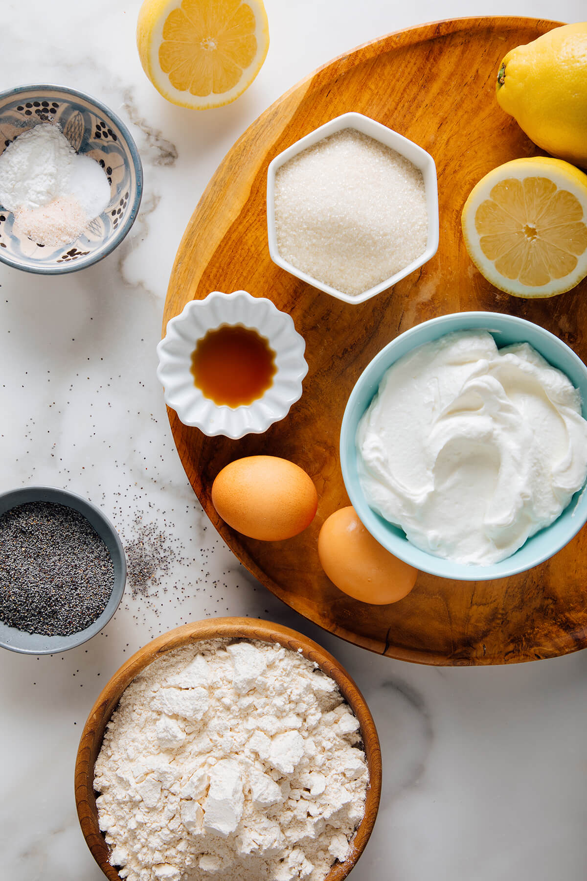 lemon poppyseed muffins ingredients