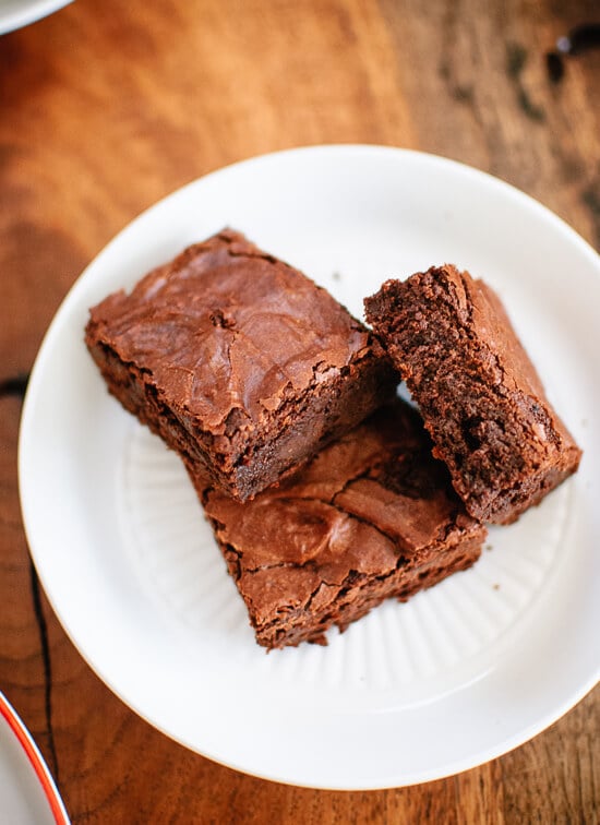 Brownies made from scratch - cookieandkate.com