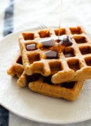 Easy Gluten Free Oat Waffles