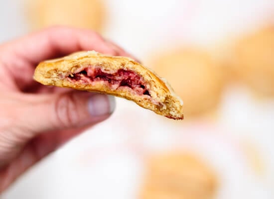 Raspberry hand pies - cookieandkate.com