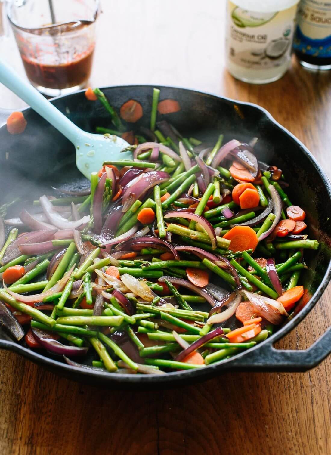 Spring veggie stir fry