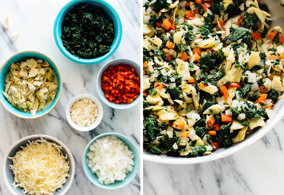 spinach artichoke dip ingredients