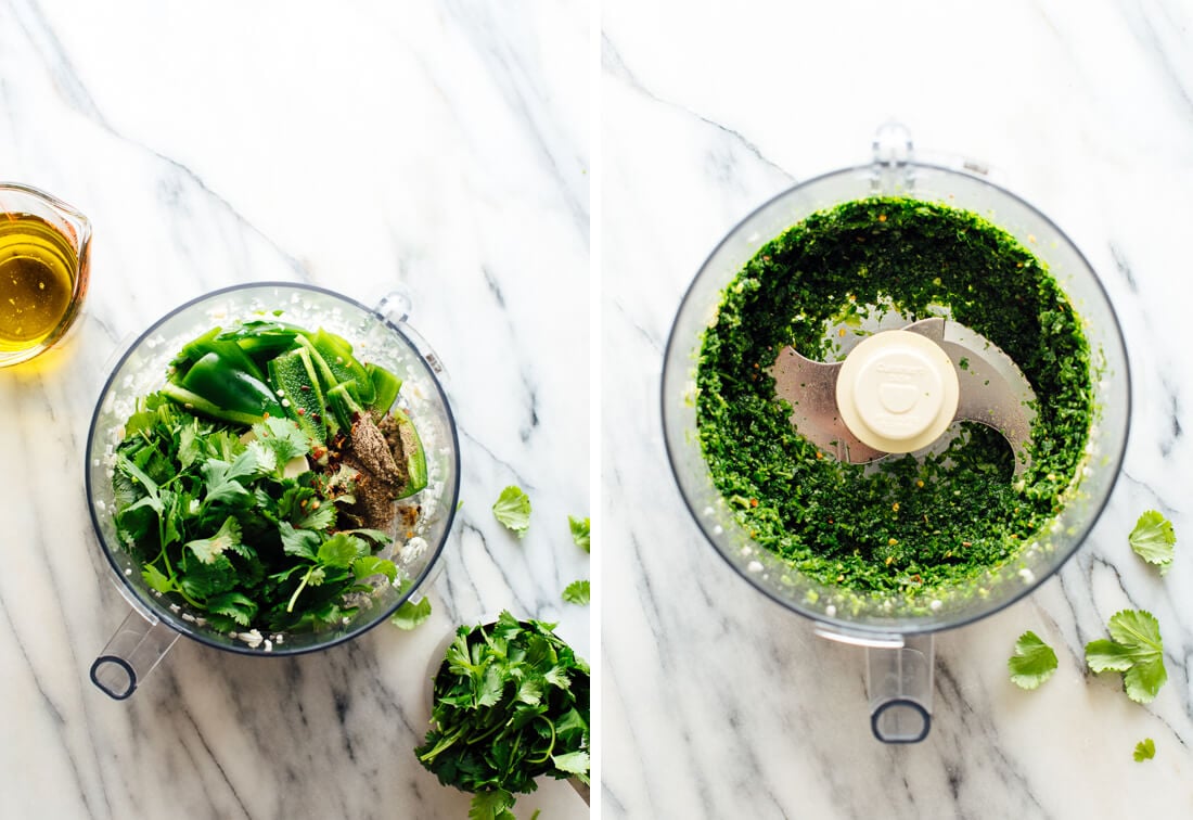 how to make zhoug sauce