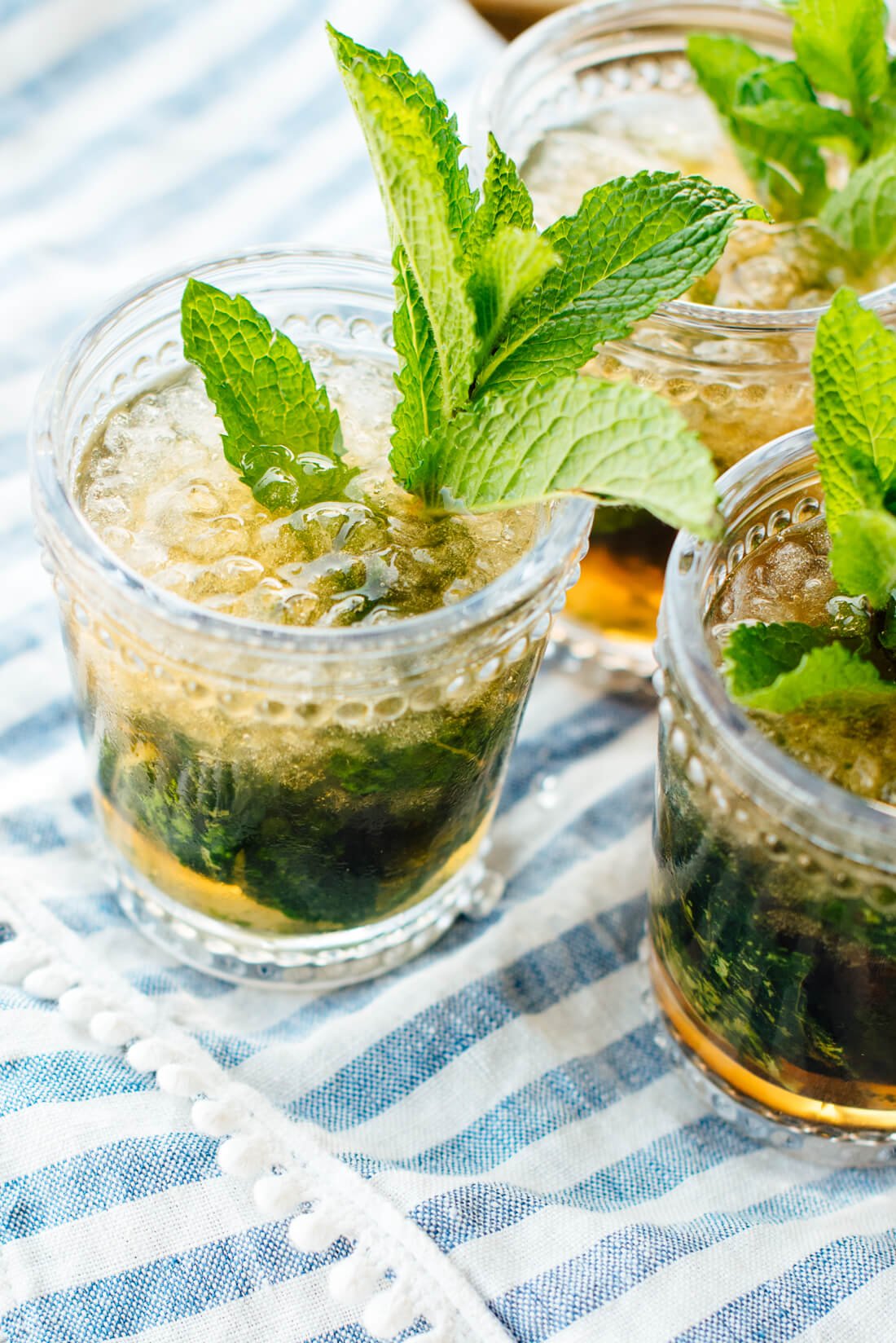maple mint julep cocktail