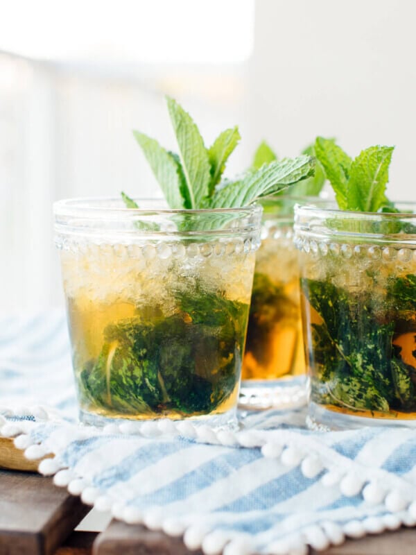 maple-sweetened mint julep recipe