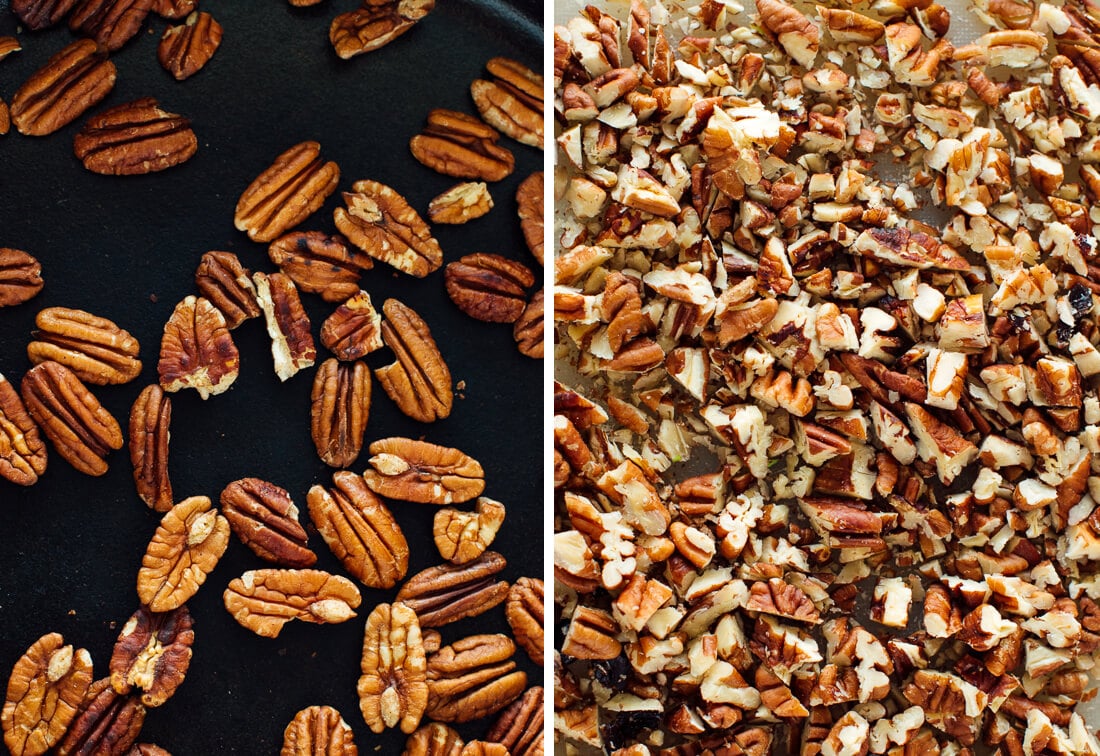 toasted chopped pecans