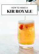 best kir royale cocktail