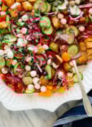 layered panzanella salad recipe