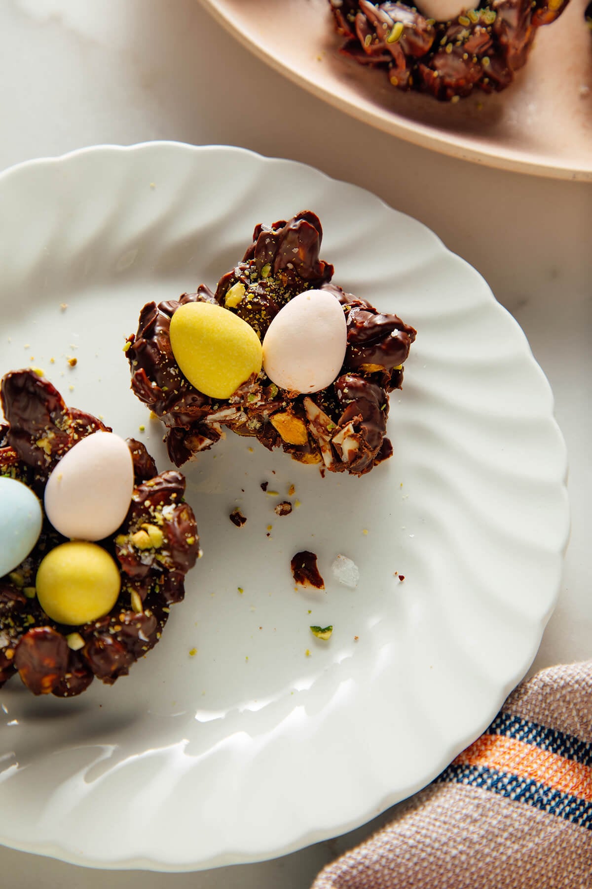 Easter egg nest interior